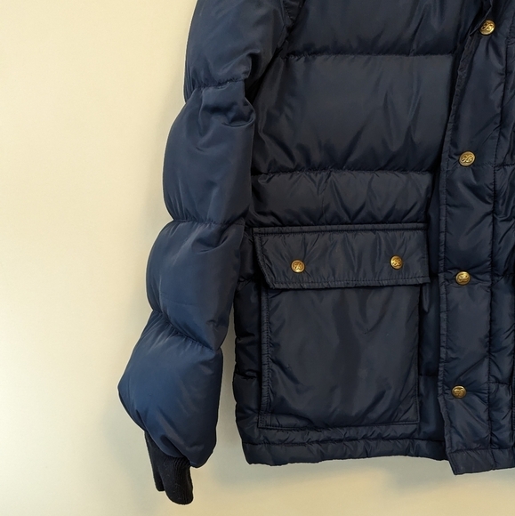 Vintage Eddie Bauer Goose Down Quilted Puffer Cargo Jacket Mens - Picture 5 of 15